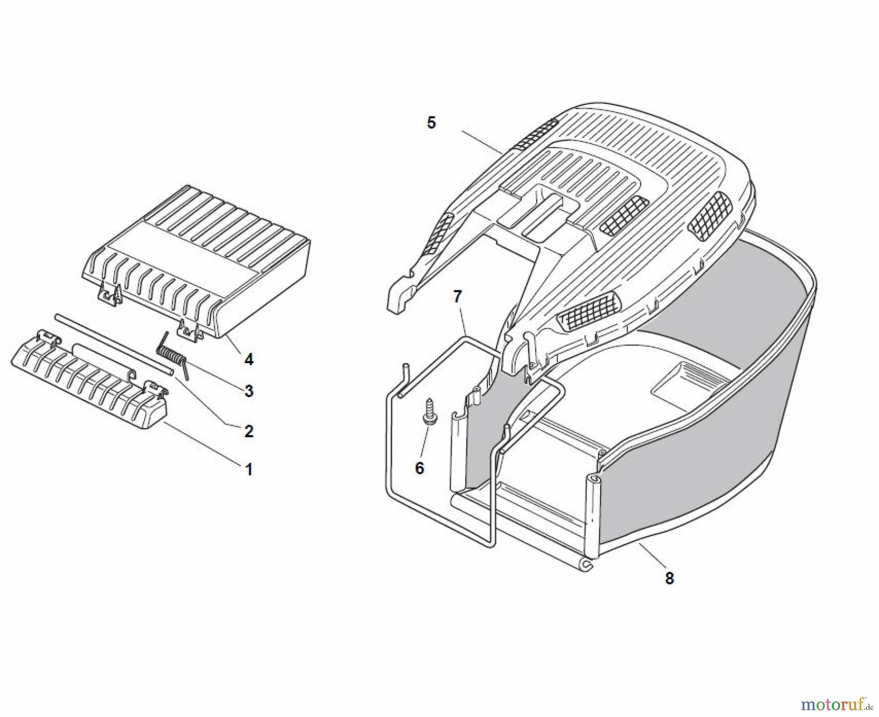 Global Garden Products GGP Rasenmäher Baujahr 2017 Benzin Mit Antrieb 2017 ESL 464 TR Grass-Catcher