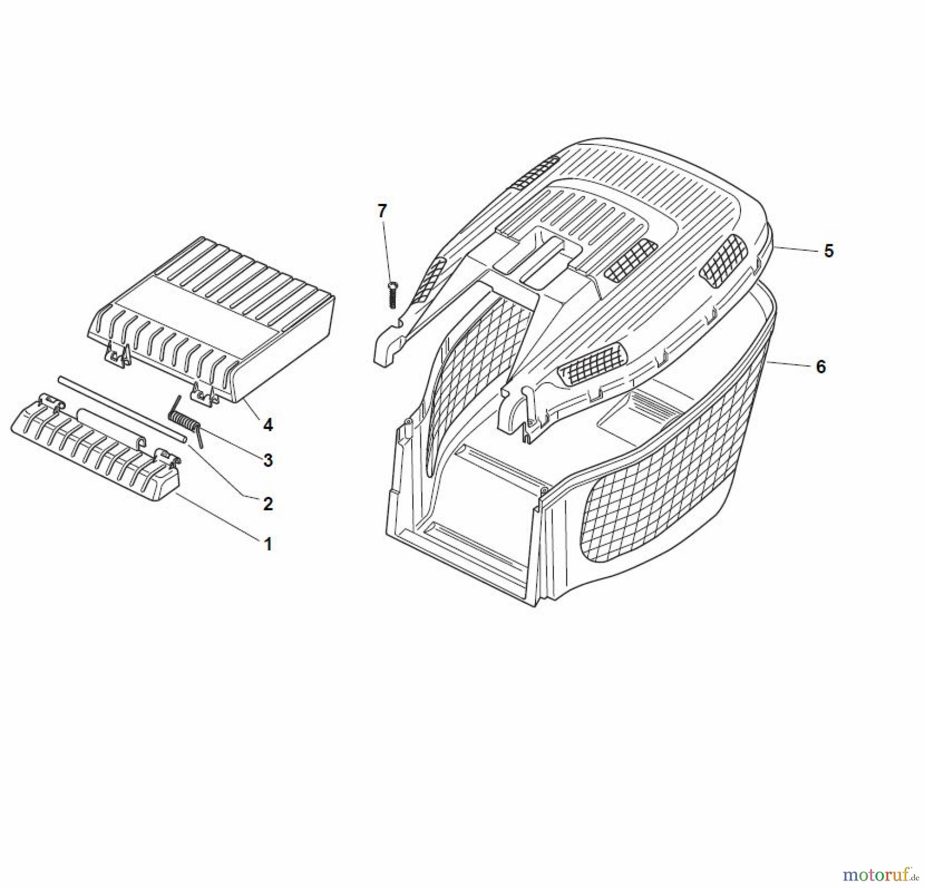 Global Garden Products GGP Rasenmäher Baujahr 2017 Benzin Mit Antrieb 2017 ESL 464 TR Grass-Catcher