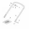 Global Garden Products GGP Baujahr 2017 Benzin Mit Antrieb 2017 ESL 534 TR Ersatzteile Handle, Lower Part