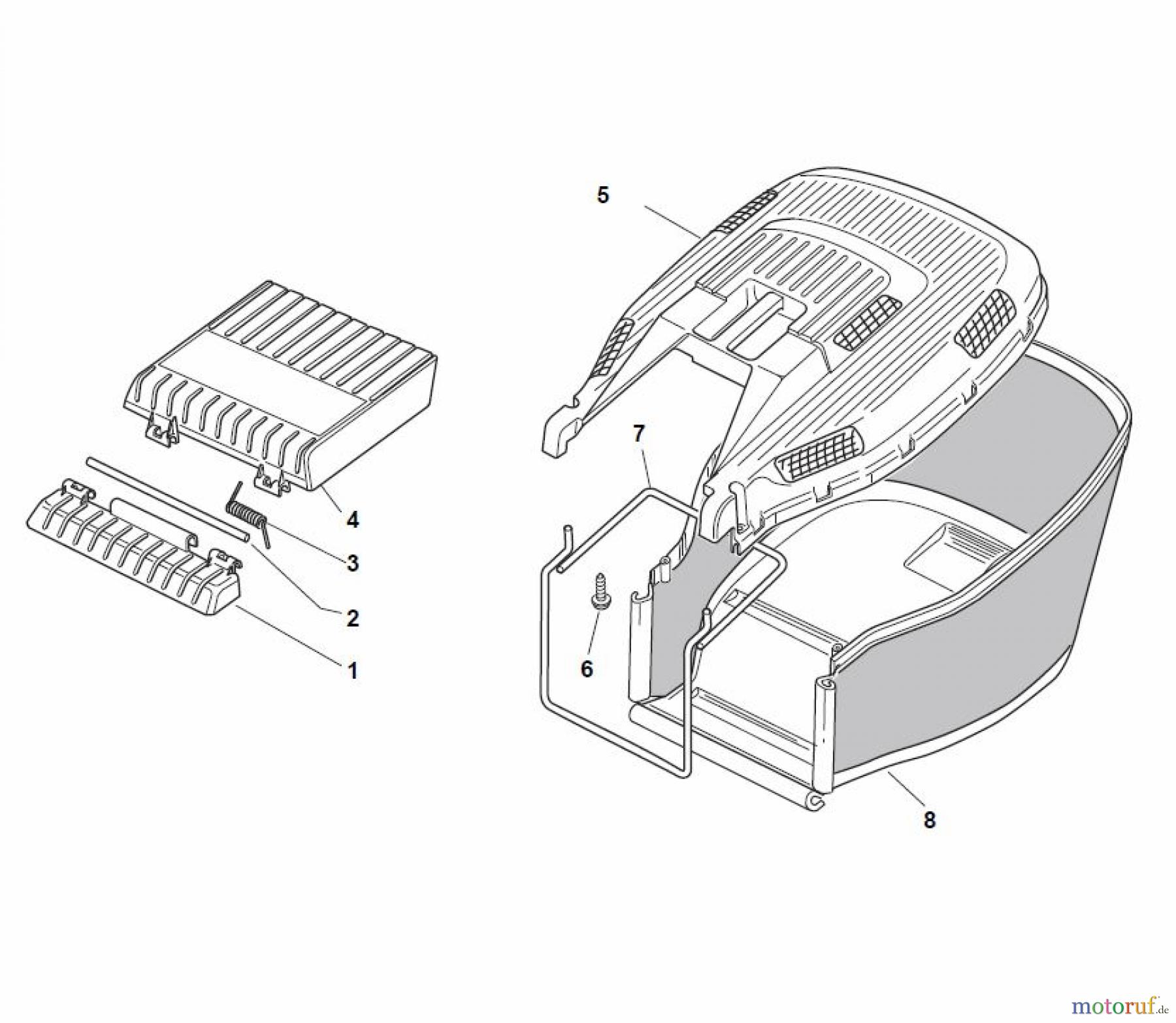 Global Garden Products GGP Rasenmäher Baujahr 2017 Benzin Mit Antrieb 2017 ESL 534 TR Grass-Catcher