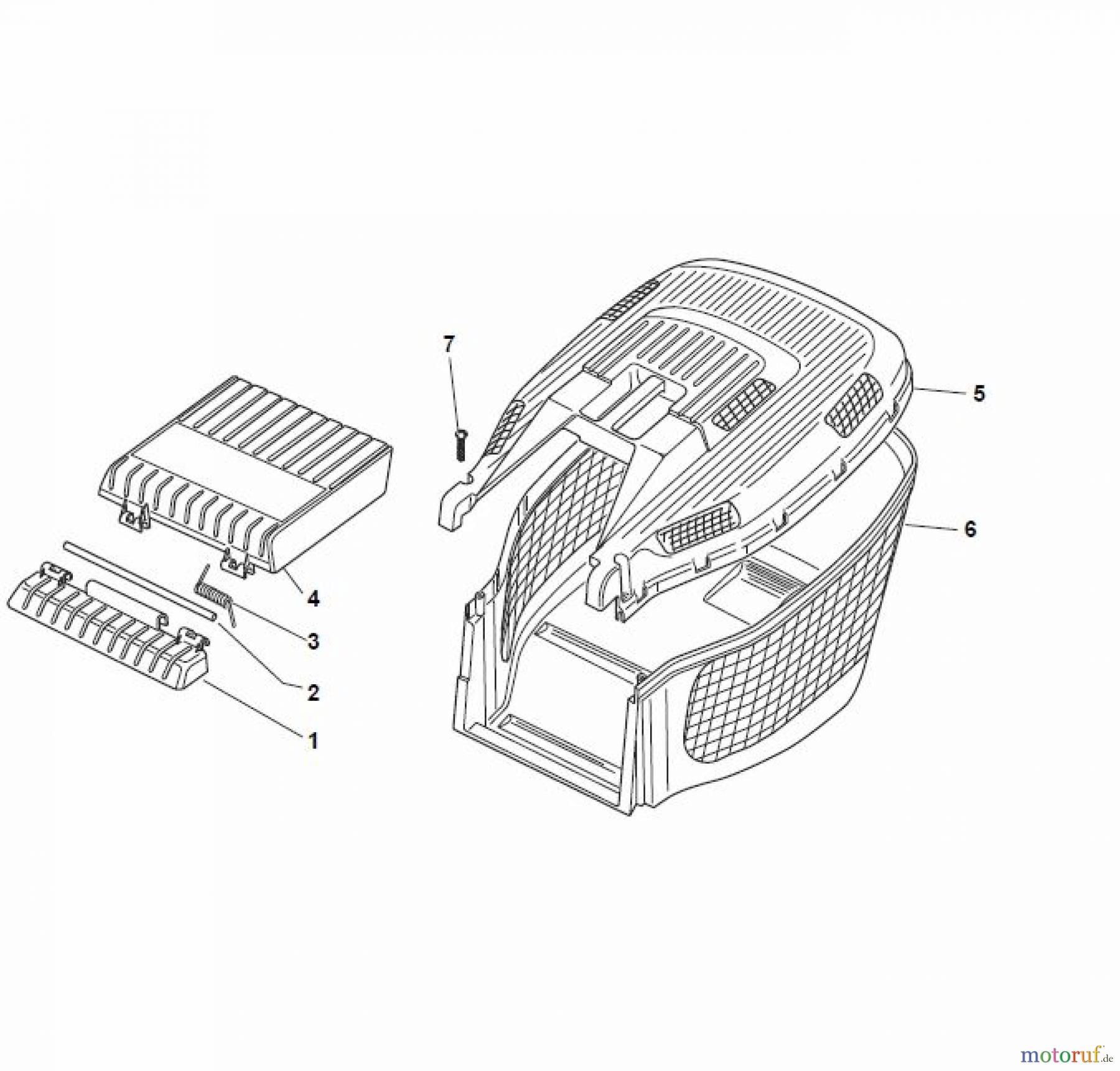 Global Garden Products GGP Rasenmäher Baujahr 2017 Benzin Mit Antrieb 2017 ESL 534 TR Grass-Catcher