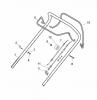 Global Garden Products GGP Baujahr 2017 Benzin Mit Antrieb 2017 MCS 474 TR Ersatzteile Handle, Upper Part