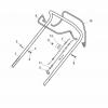 Global Garden Products GGP Baujahr 2017 Benzin Mit Antrieb 2017 MCS 474 TRQ Ersatzteile Handle, Upper Part