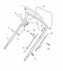 Global Garden Products GGP Baujahr 2017 Benzin Mit Antrieb 2017 MCS 504 TR 4S Ersatzteile Handle, Upper Part