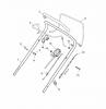 Global Garden Products GGP Baujahr 2017 Benzin Mit Antrieb 2017 MCS 504 TR Ersatzteile Handle, Upper Part