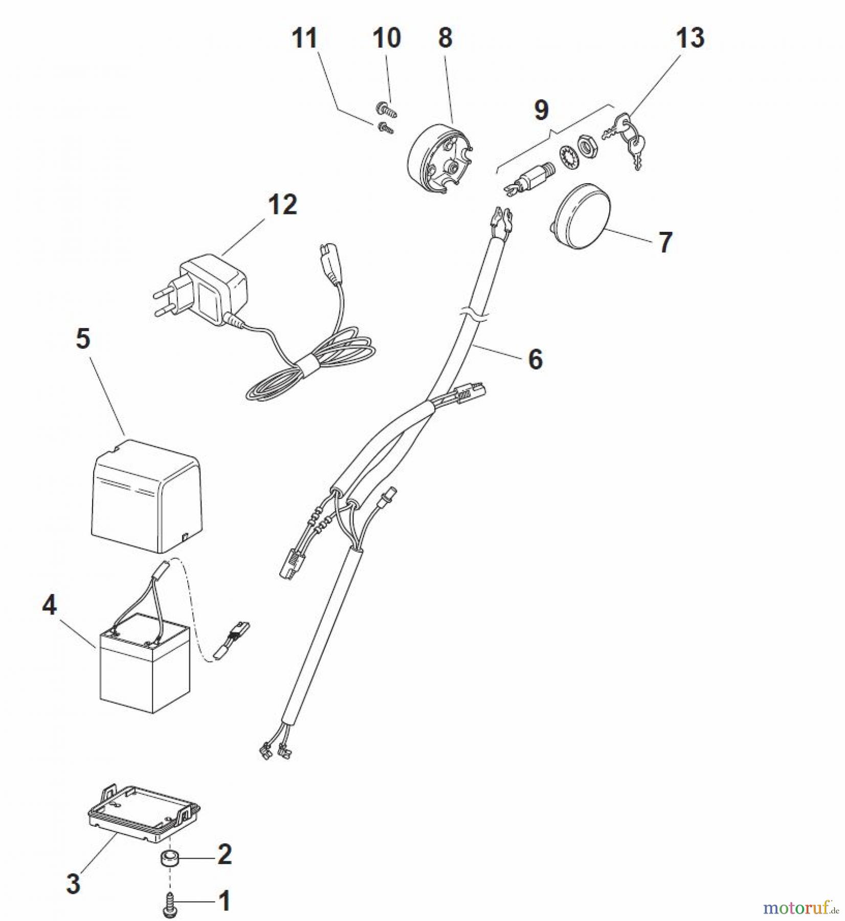 Global Garden Products GGP Rasenmäher Baujahr 2017 Benzin Mit Antrieb 2017 MCS 504 TR/E 4S Electric Start Controls
