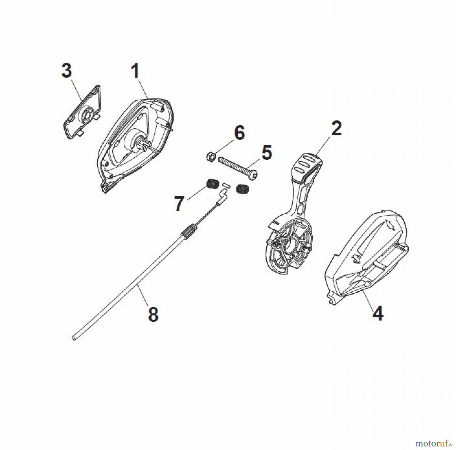 Global Garden Products GGP Rasenmäher Baujahr 2017 Benzin Mit Antrieb 2017 MCS 504 TR/E 4S Controls - STEPLESS