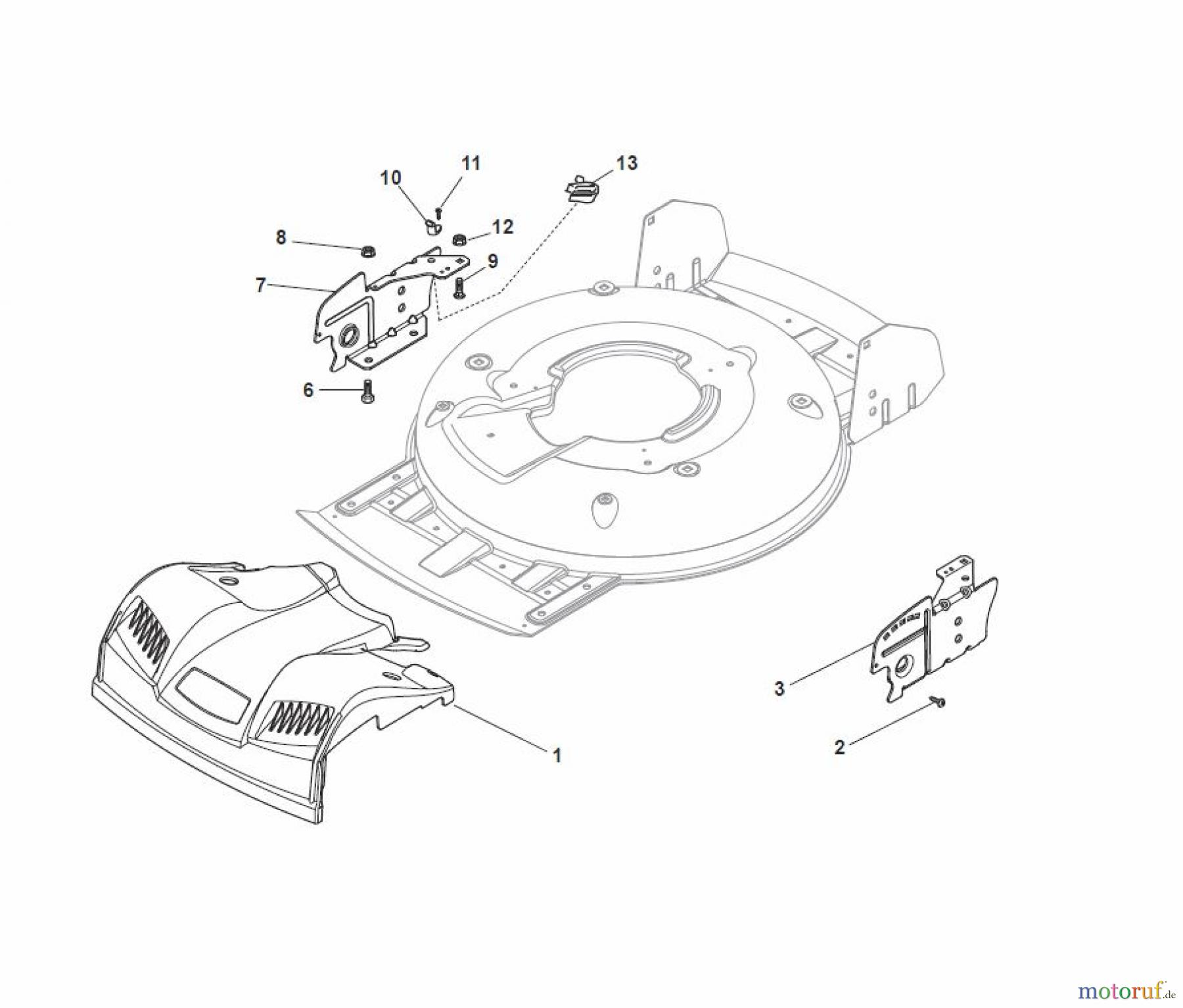 Global Garden Products GGP Rasenmäher Baujahr 2017 Benzin Mit Antrieb 2017 MCS 504 TR/E Mask