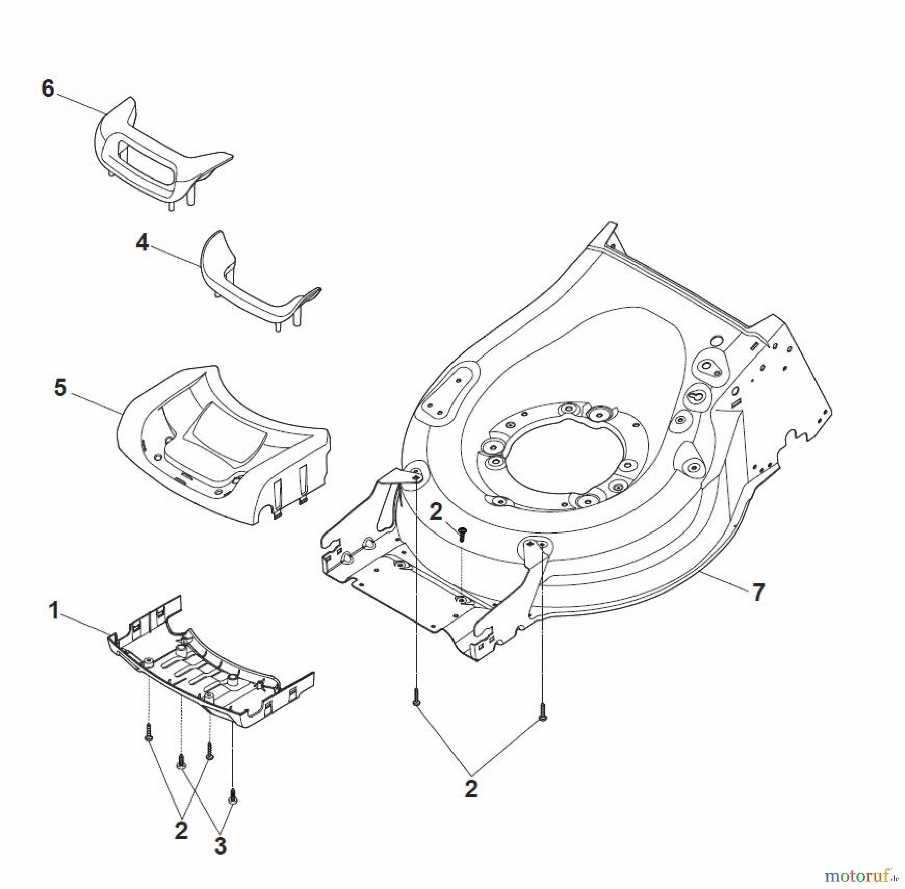 Global Garden Products GGP Rasenmäher Baujahr 2017 Benzin Mit Antrieb 2017 MP1 504 SE Mask