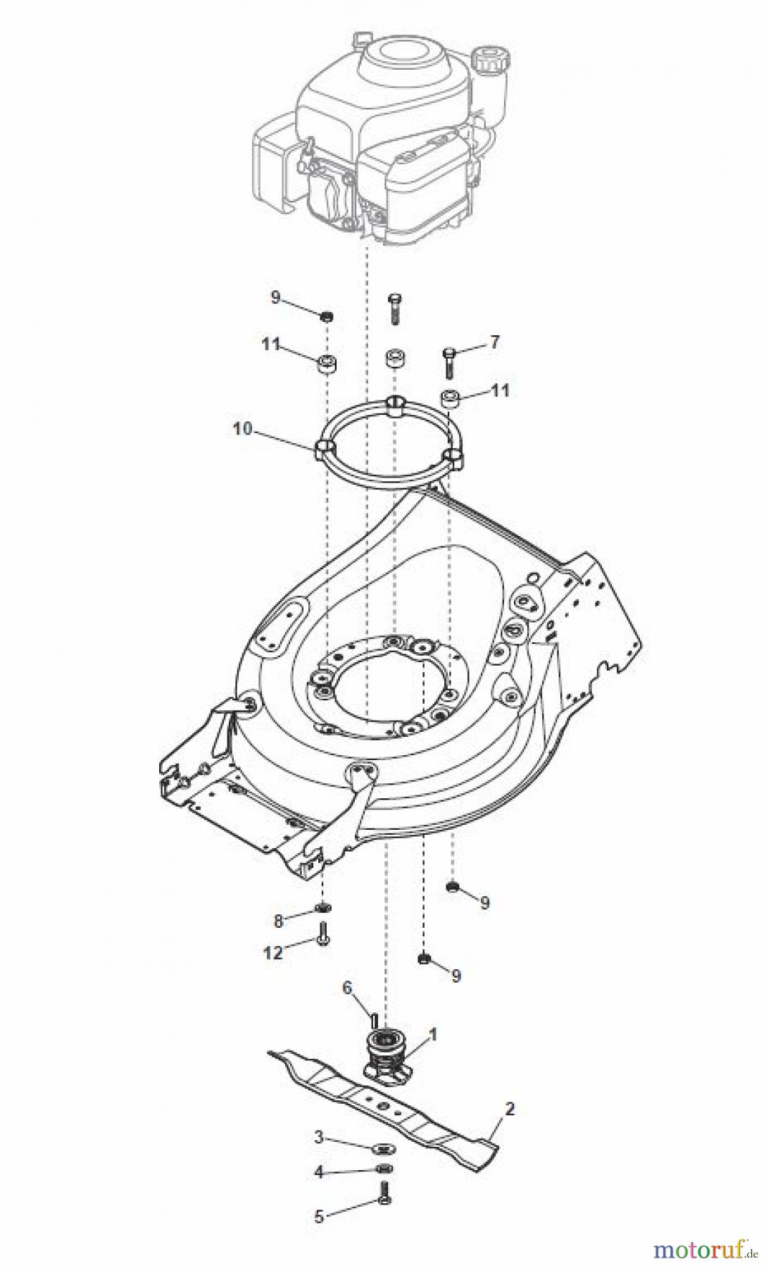 Global Garden Products GGP Rasenmäher Baujahr 2017 Benzin Mit Antrieb 2017 MP1 504 SE Blade for B&S 850E-750EX-675E-675EX ES