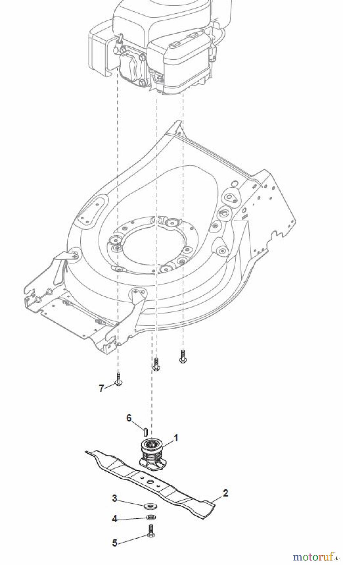  Global Garden Products GGP Rasenmäher Baujahr 2017 Benzin Mit Antrieb 2017 MP1 504 SE Blade