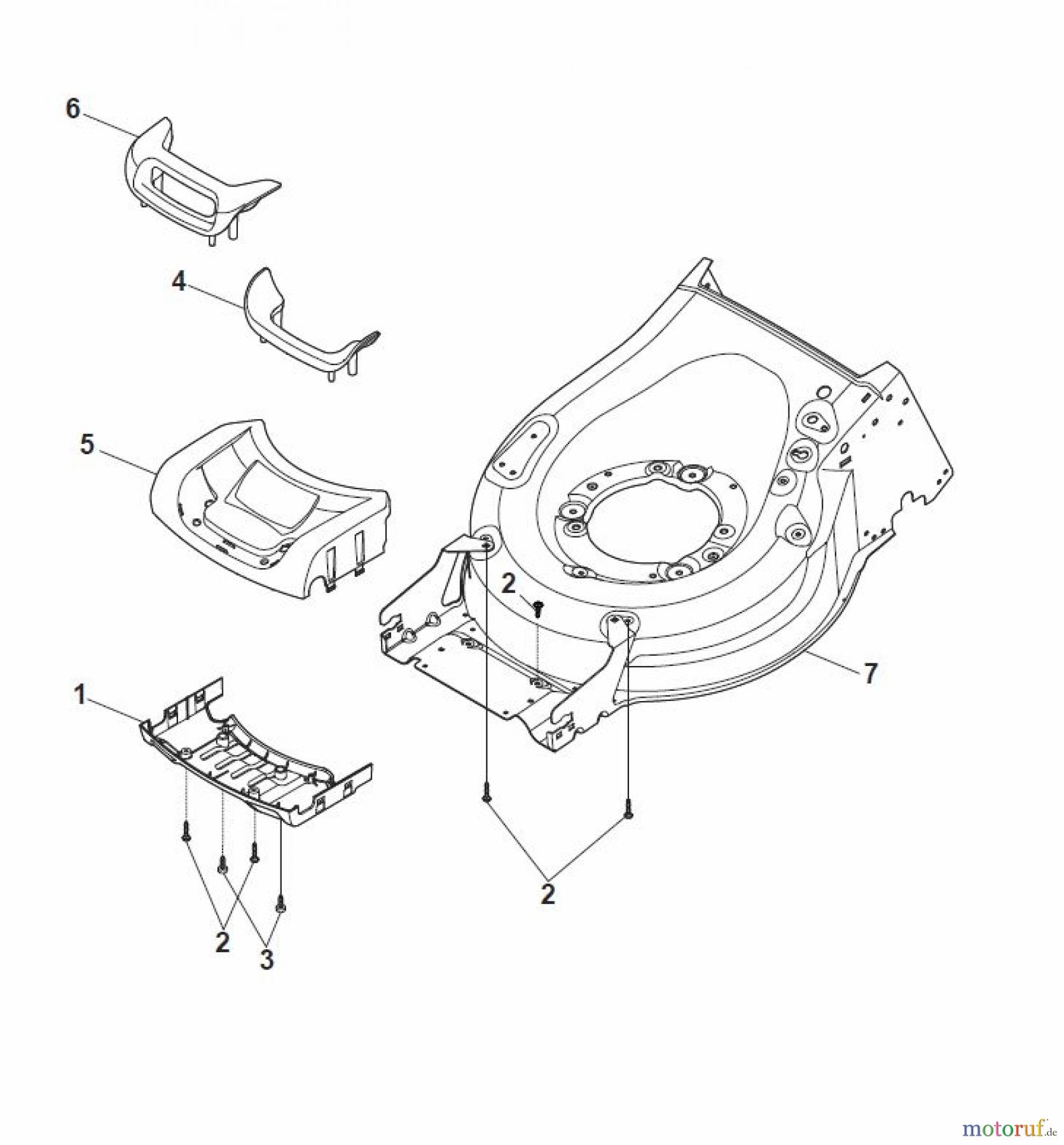 Global Garden Products GGP Rasenmäher Baujahr 2017 Benzin Mit Antrieb 2017 MP1 504 SQ Mask