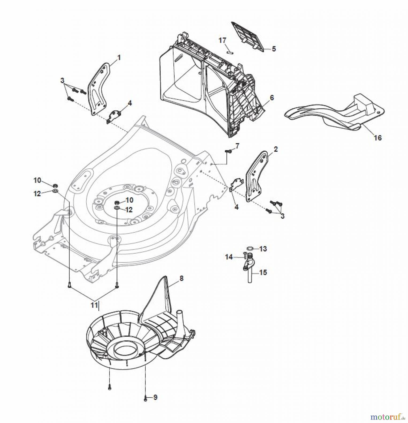  Global Garden Products GGP Rasenmäher Baujahr 2017 Benzin Mit Antrieb 2017 MP1 504 SQ Protection, Belt
