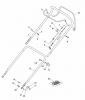 Global Garden Products GGP Baujahr 2017 Benzin Mit Antrieb 2017 MP1 504 SQE Ersatzteile Handle, Upper Part