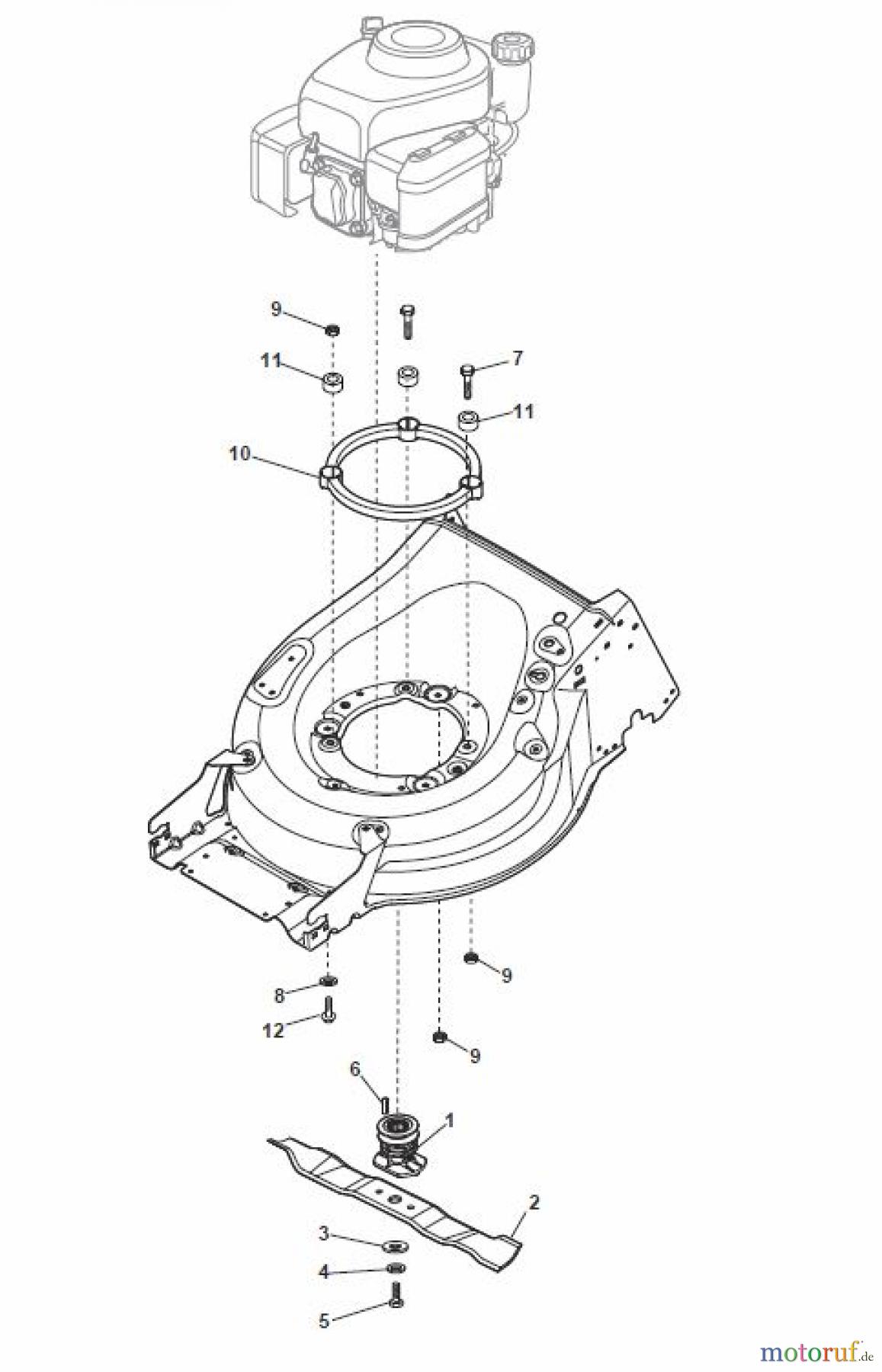 Global Garden Products GGP Rasenmäher Baujahr 2017 Benzin Mit Antrieb 2017 MP1 504 SQE Blade for B&S 850E-750EX-675E-675EX ES