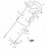 Global Garden Products GGP Baujahr 2017 Benzin Mit Antrieb 2017 MP1 504 SVE Ersatzteile Handle, Upper Part