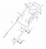 Global Garden Products GGP Baujahr 2017 Benzin Mit Antrieb 2017 MP1 504 SVQ Ersatzteile Handle, Upper Part