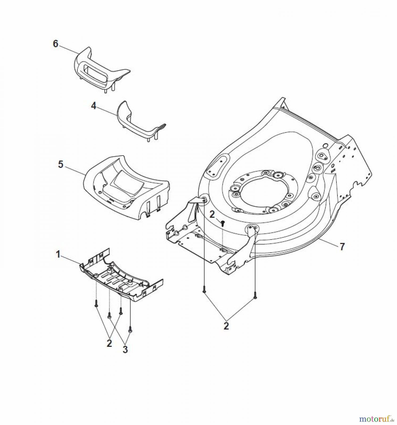 Global Garden Products GGP Rasenmäher Baujahr 2017 Benzin Mit Antrieb 2017 MP1 504 SVQE Mask