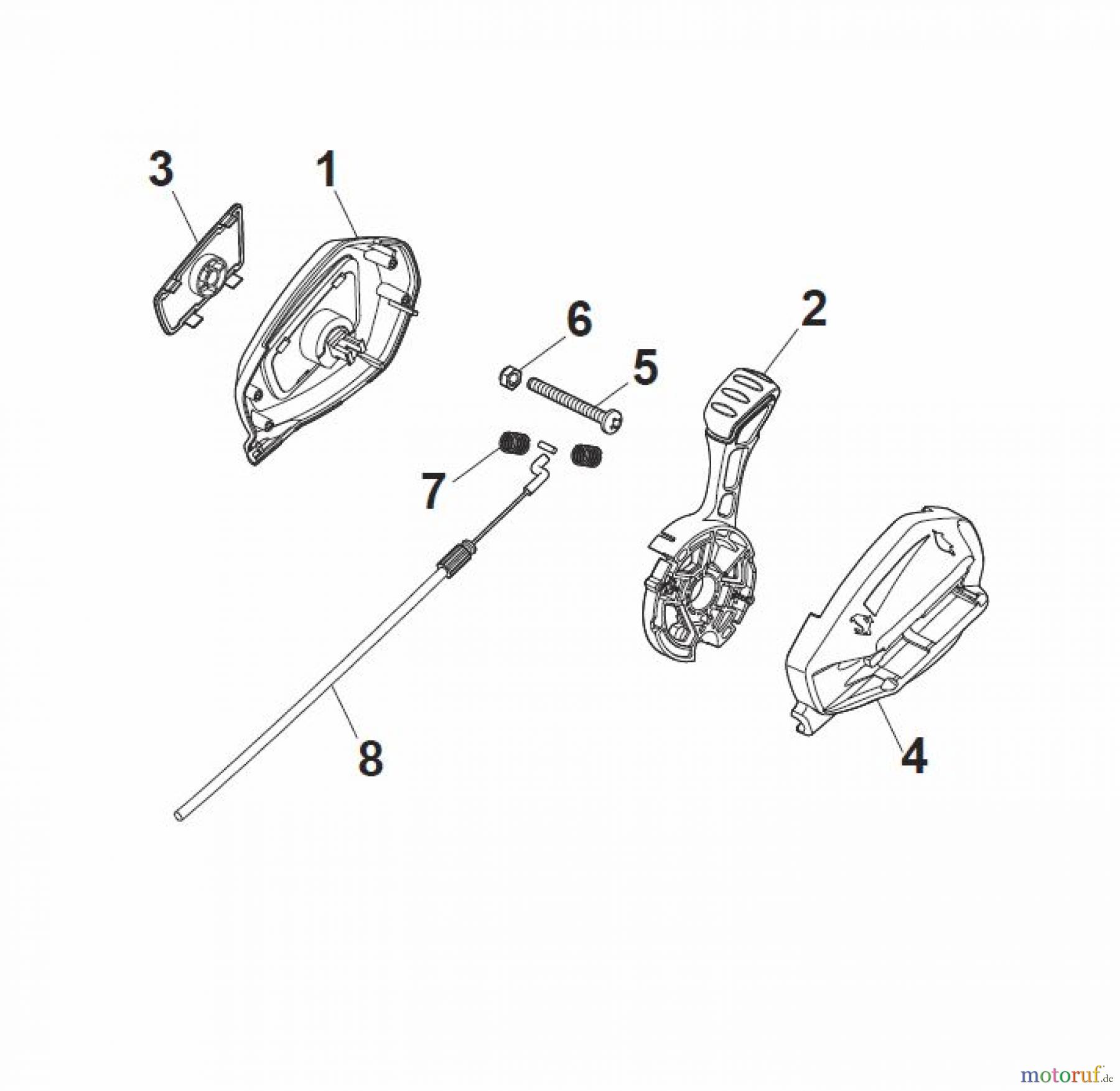  Global Garden Products GGP Rasenmäher Baujahr 2017 Benzin Mit Antrieb 2017 MP1 504 SVQE Controls