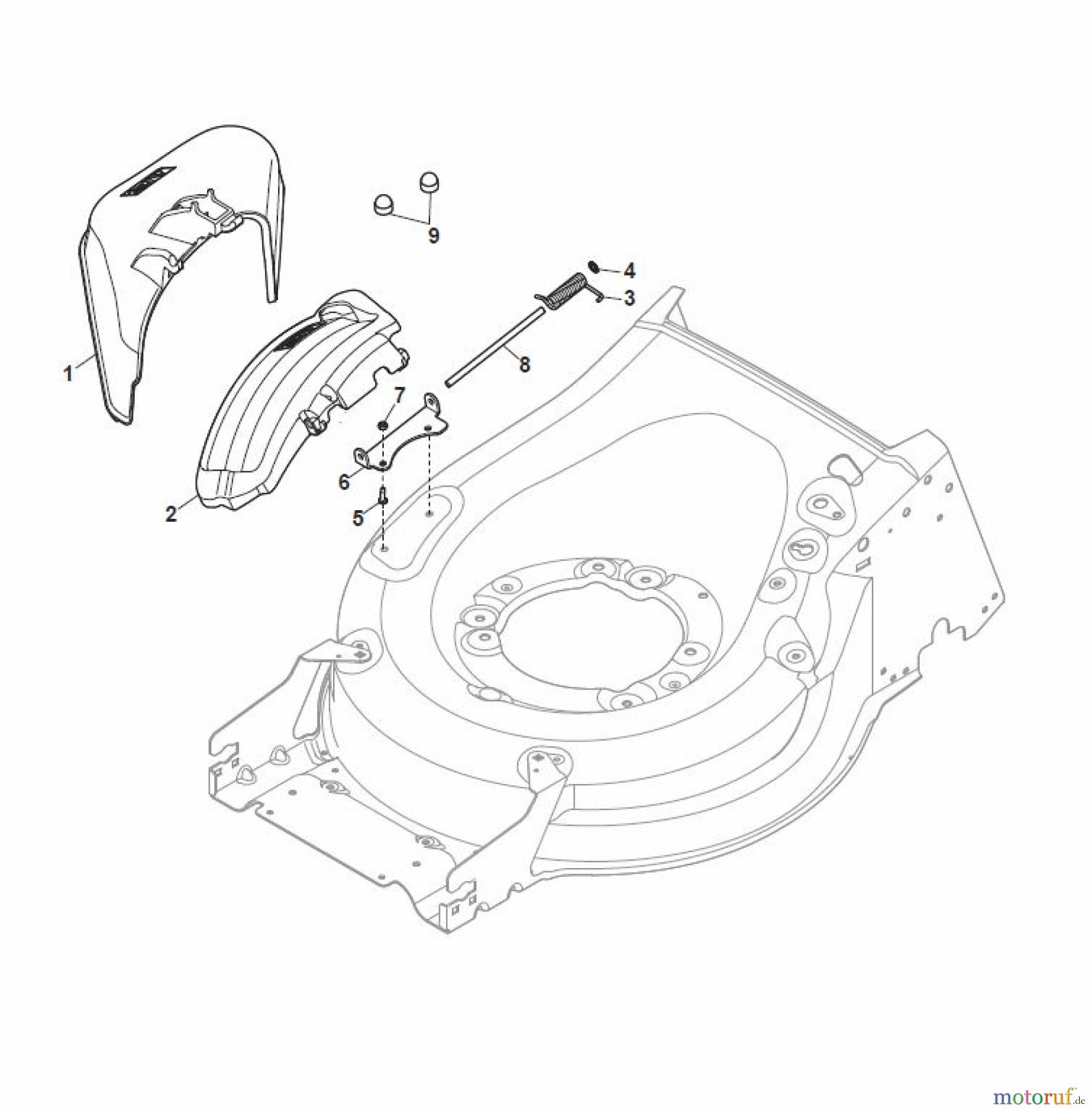 Global Garden Products GGP Rasenmäher Baujahr 2017 Benzin Mit Antrieb 2017 MP1 504 SVQE Ejection-Guard