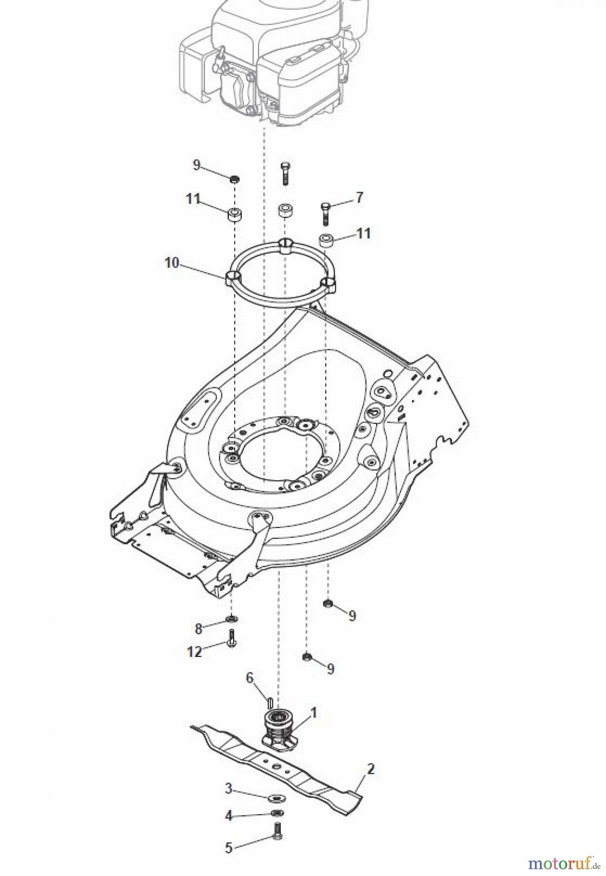  Global Garden Products GGP Rasenmäher Baujahr 2017 Benzin Mit Antrieb 2017 MP1 504 SVQE Blade for B&S 850E-750EX-675E-675EX ES