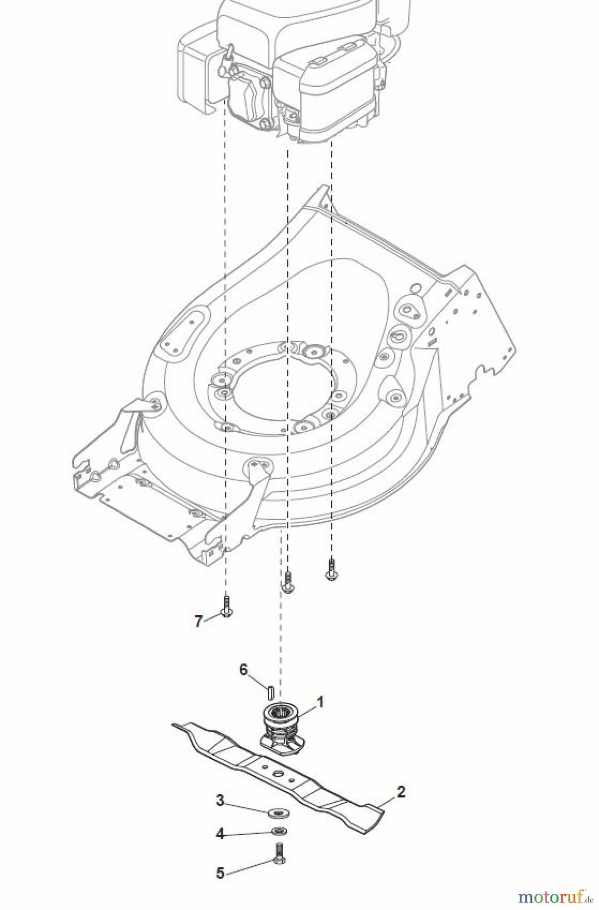  Global Garden Products GGP Rasenmäher Baujahr 2017 Benzin Mit Antrieb 2017 MP1 504 SVQE Blade