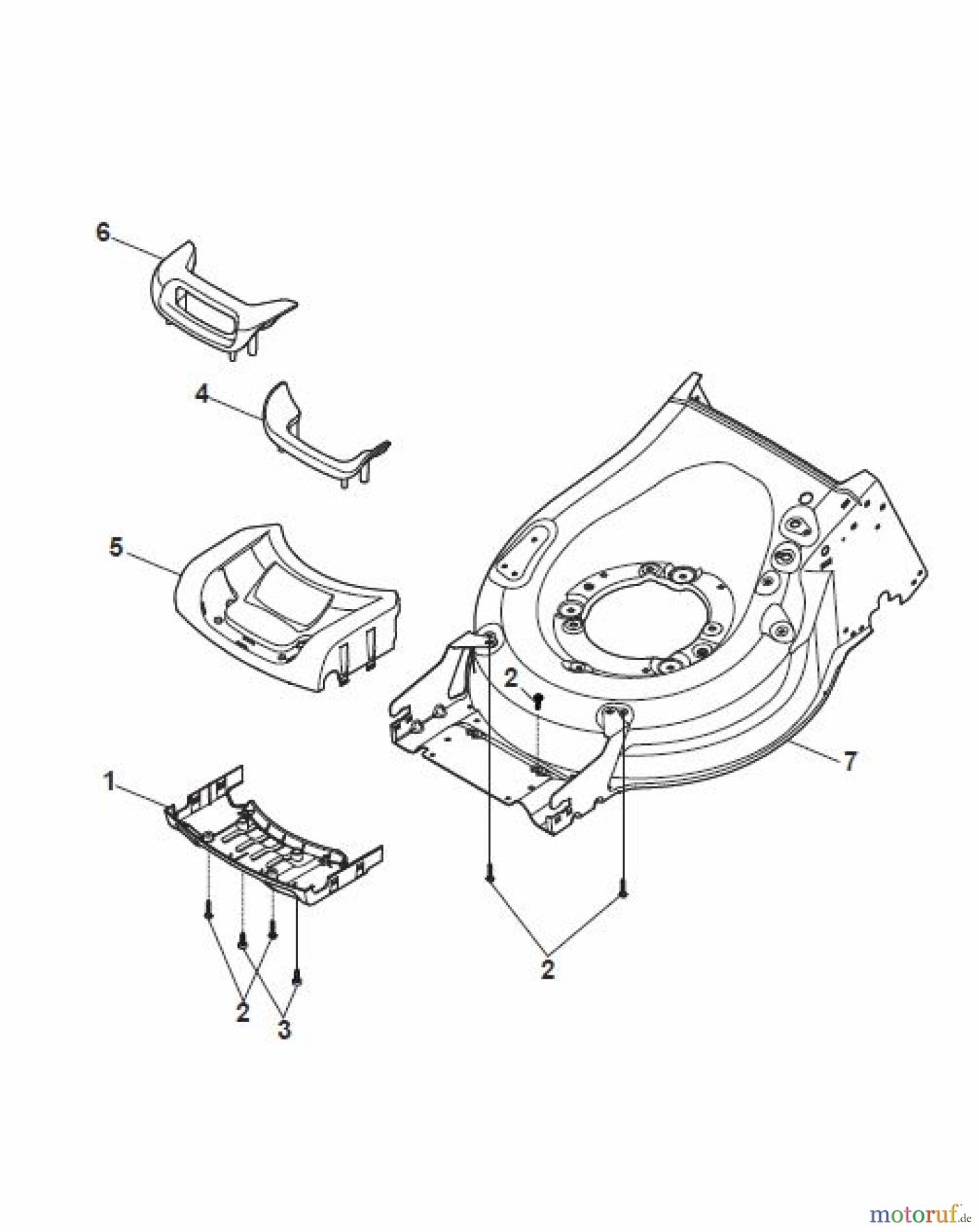 Global Garden Products GGP Rasenmäher Baujahr 2017 Benzin Mit Antrieb 2017 MP1 504 WS Mask