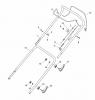 Global Garden Products GGP Baujahr 2017 Benzin Mit Antrieb 2017 MP1 504 WSE Ersatzteile Handle, Upper Part