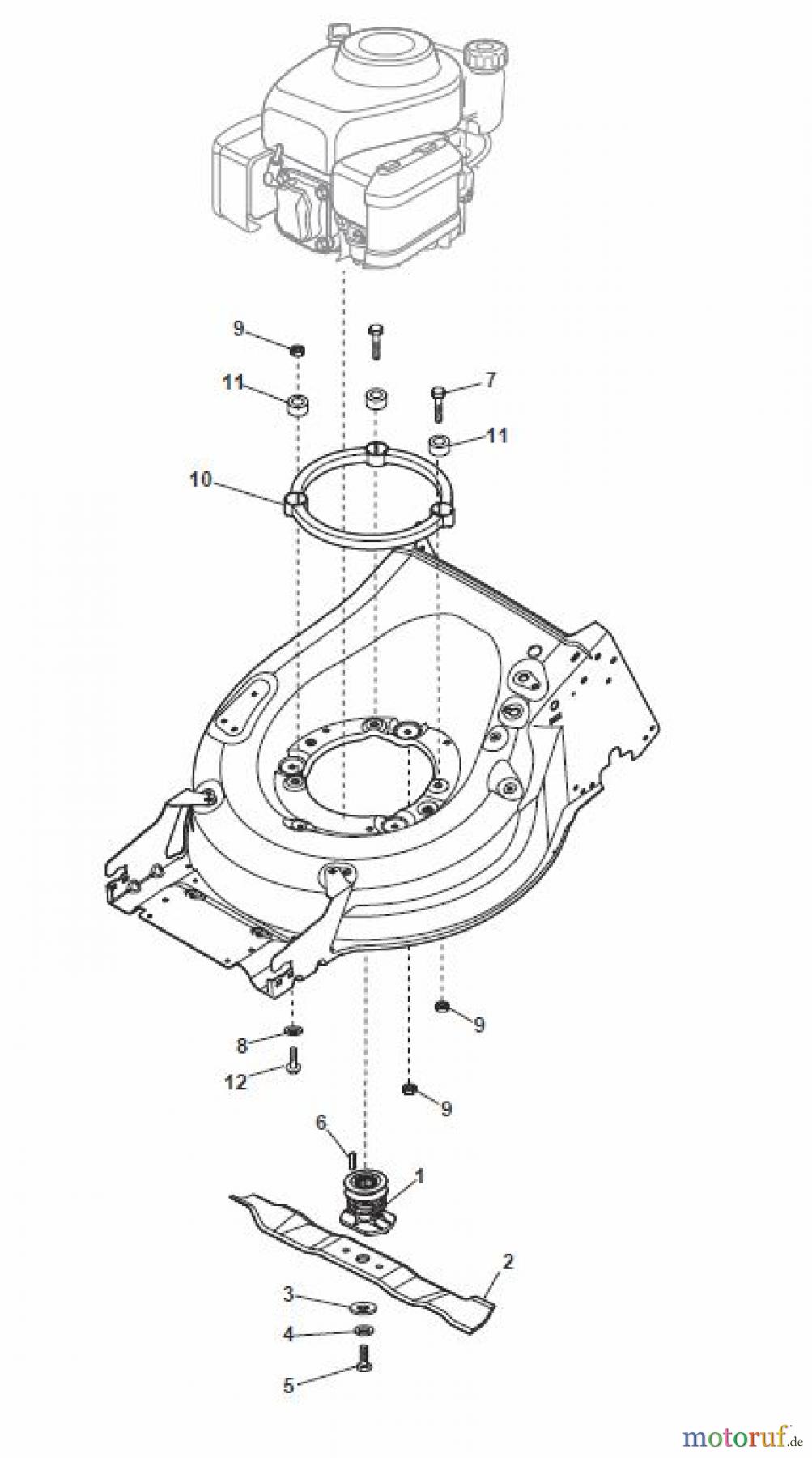  Global Garden Products GGP Rasenmäher Baujahr 2017 Benzin Mit Antrieb 2017 MP1 504 WSE Blade for B&S 850E-750EX-675E-675EX ES