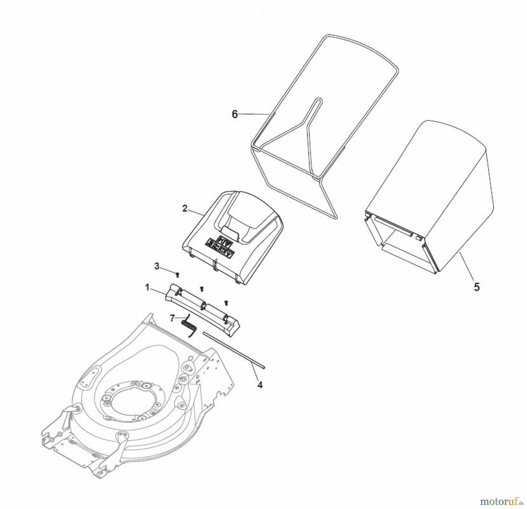 Global Garden Products GGP Rasenmäher Baujahr 2017 Benzin Mit Antrieb 2017 MP1 504 WSE Grass-Catcher