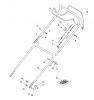 Global Garden Products GGP Baujahr 2017 Benzin Mit Antrieb 2017 MP1 504 WSQ Ersatzteile Handle, Upper Part