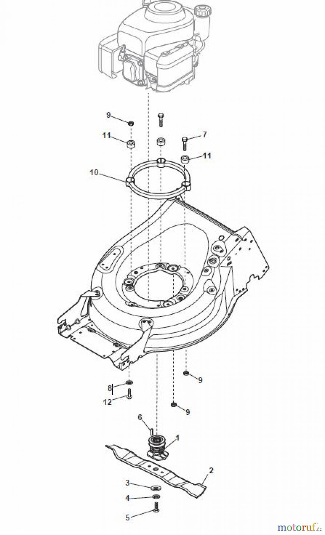 Global Garden Products GGP Rasenmäher Baujahr 2017 Benzin Mit Antrieb 2017 MP1 504 WSQ Blade for B&S 850E-750EX-675E-675EX ES
