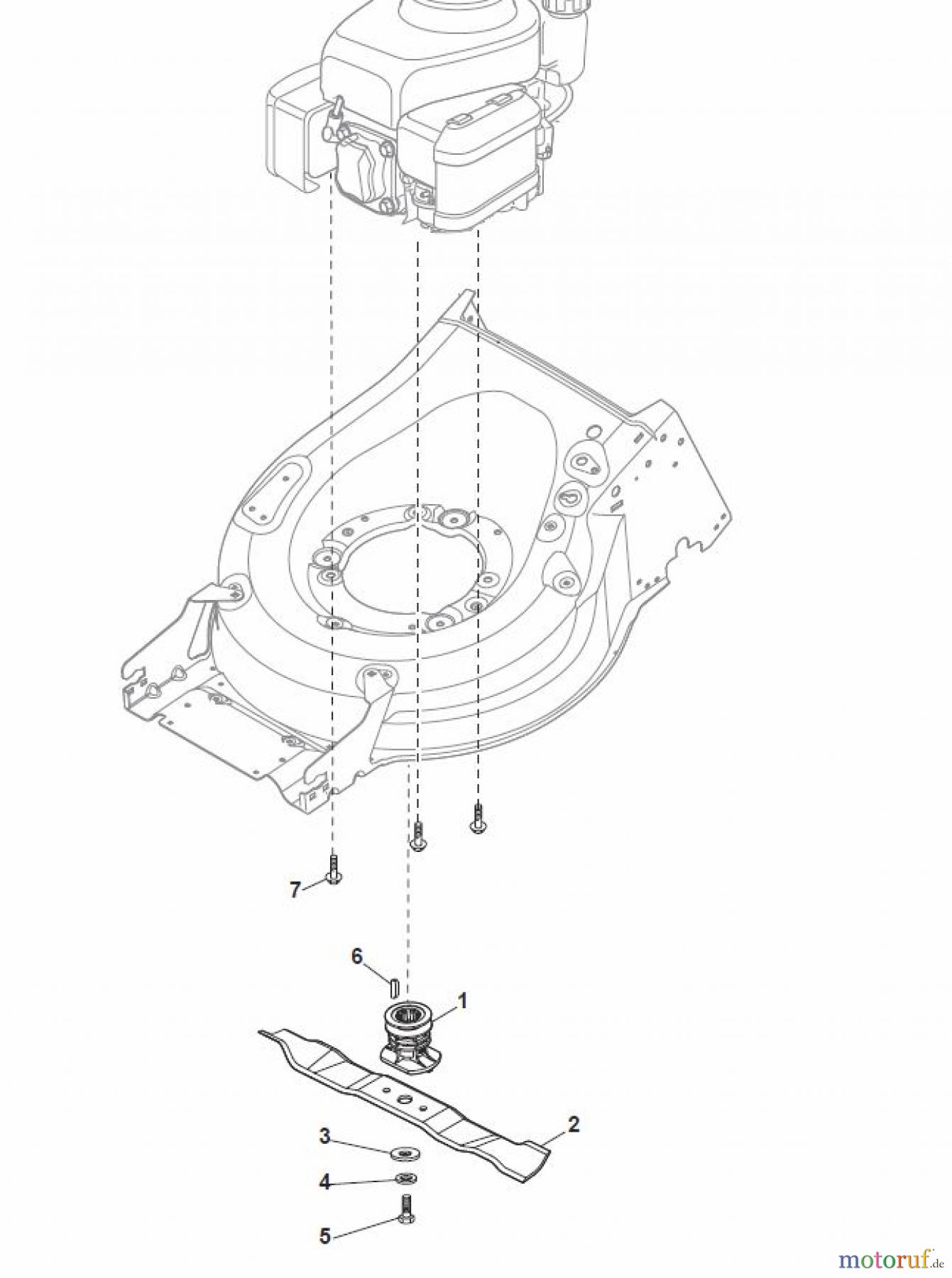  Global Garden Products GGP Rasenmäher Baujahr 2017 Benzin Mit Antrieb 2017 MP1 504 WSQE Blade