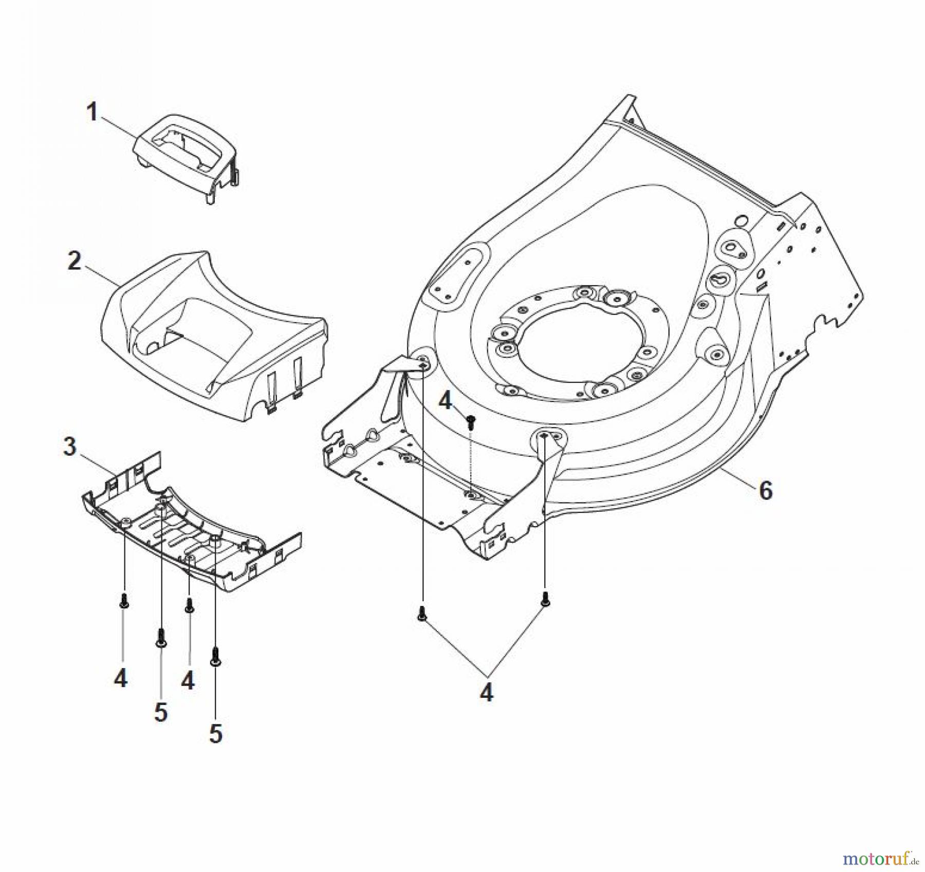 Global Garden Products GGP Rasenmäher Baujahr 2017 Benzin Mit Antrieb 2017 MP1 504 WSV Mask
