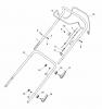Global Garden Products GGP Baujahr 2017 Benzin Mit Antrieb 2017 MP1 504 WSV Ersatzteile Handle, Upper Part