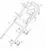 Global Garden Products GGP Baujahr 2017 Benzin Mit Antrieb 2017 MP1 504 WSVE Ersatzteile Handle, Upper Part