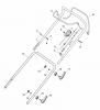 Global Garden Products GGP Baujahr 2017 Benzin Mit Antrieb 2017 MP1 504 WSVE Ersatzteile Handle, Upper Part
