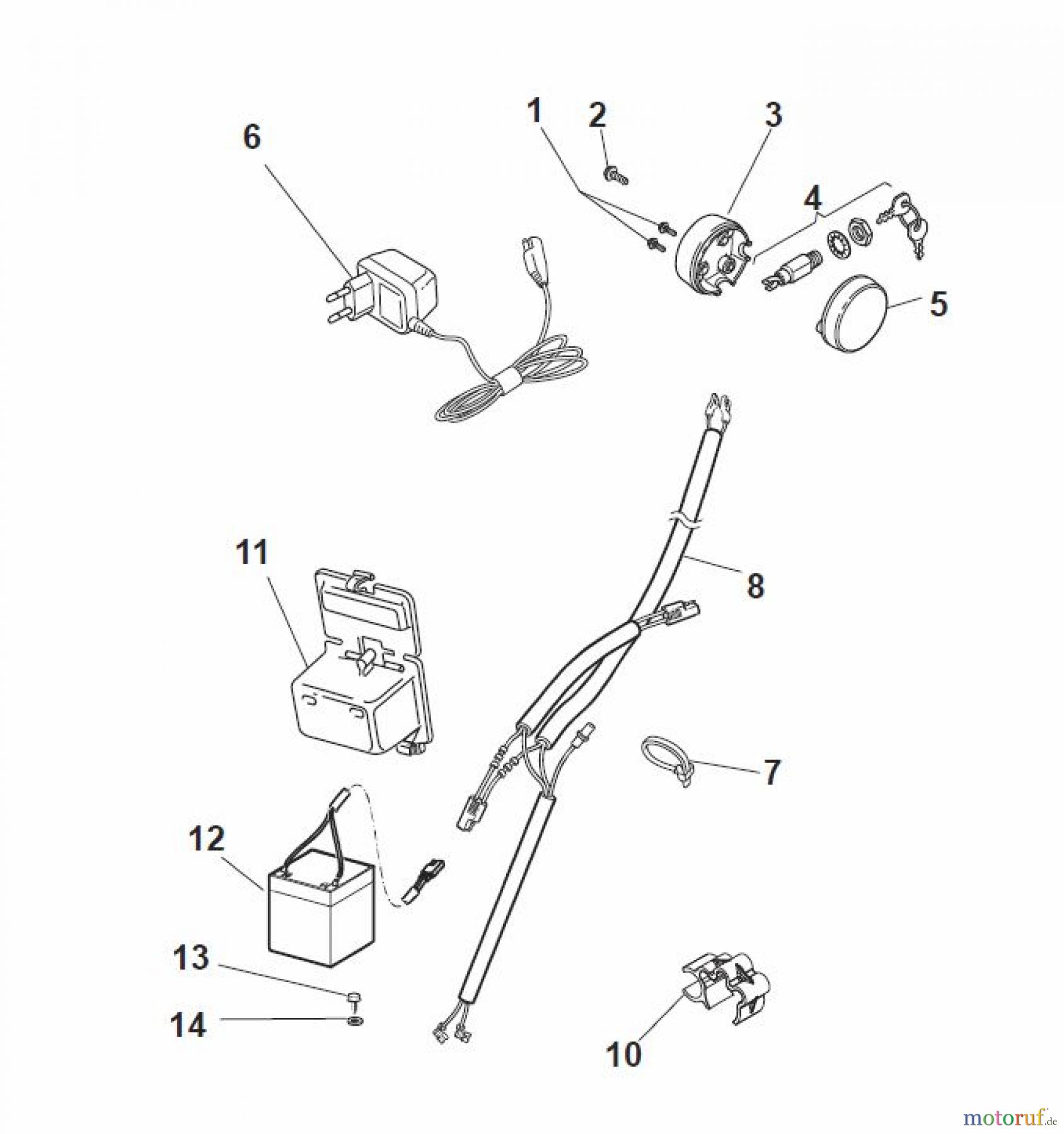  Global Garden Products GGP Rasenmäher Baujahr 2017 Benzin Mit Antrieb 2017 MP1 504 WSVQE Controls