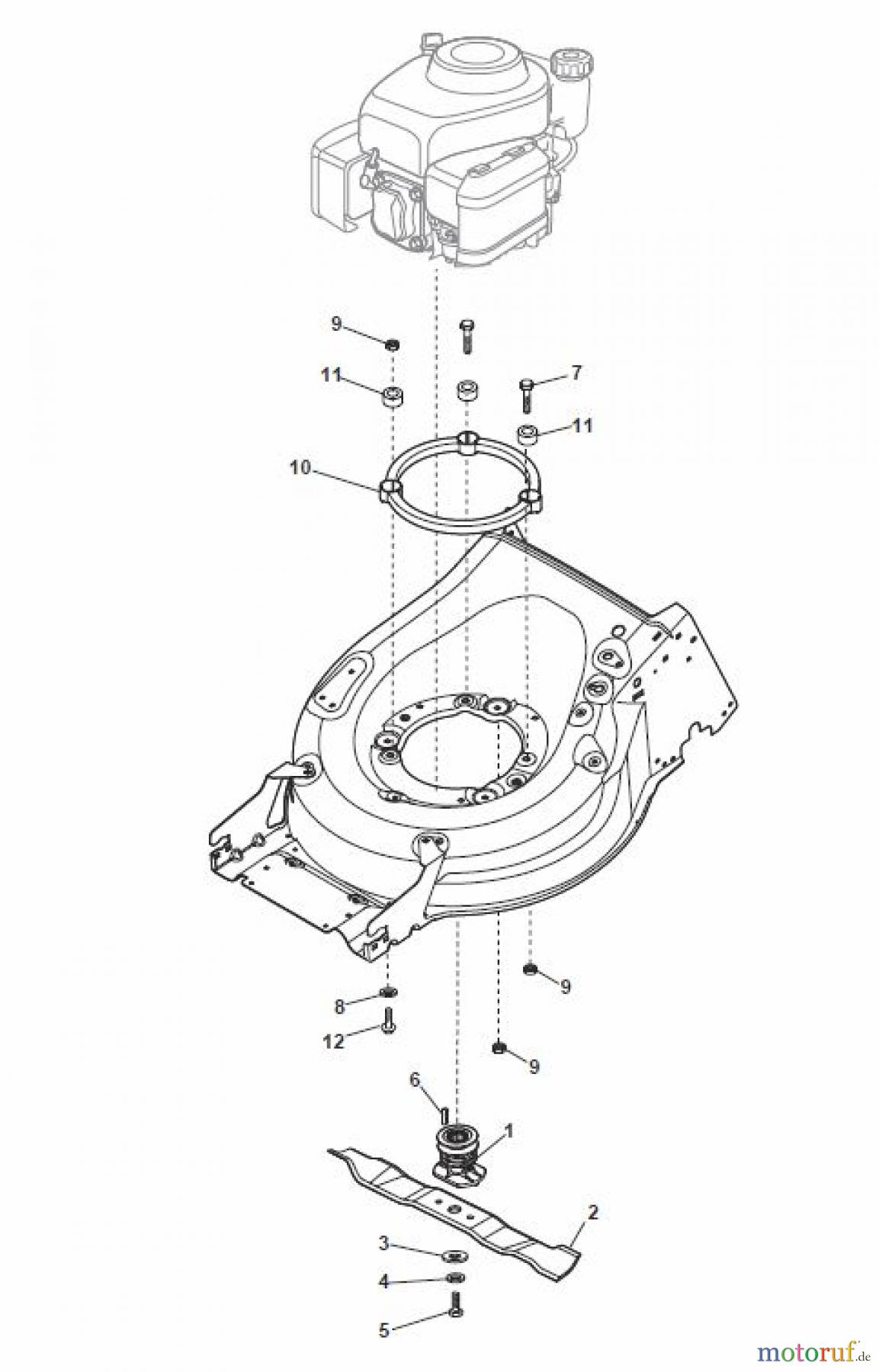  Global Garden Products GGP Rasenmäher Baujahr 2017 Benzin Mit Antrieb 2017 MP1 504 WSVQE Blade for B&S 850E-750EX-675E-675EX ES