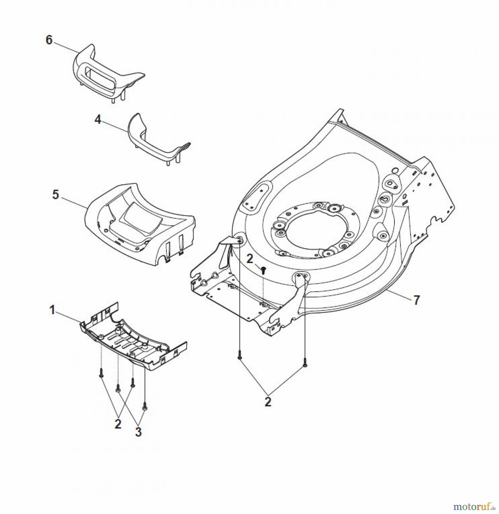 Global Garden Products GGP Rasenmäher Baujahr 2017 Benzin Mit Antrieb 2017 MP1 554 WS Mask