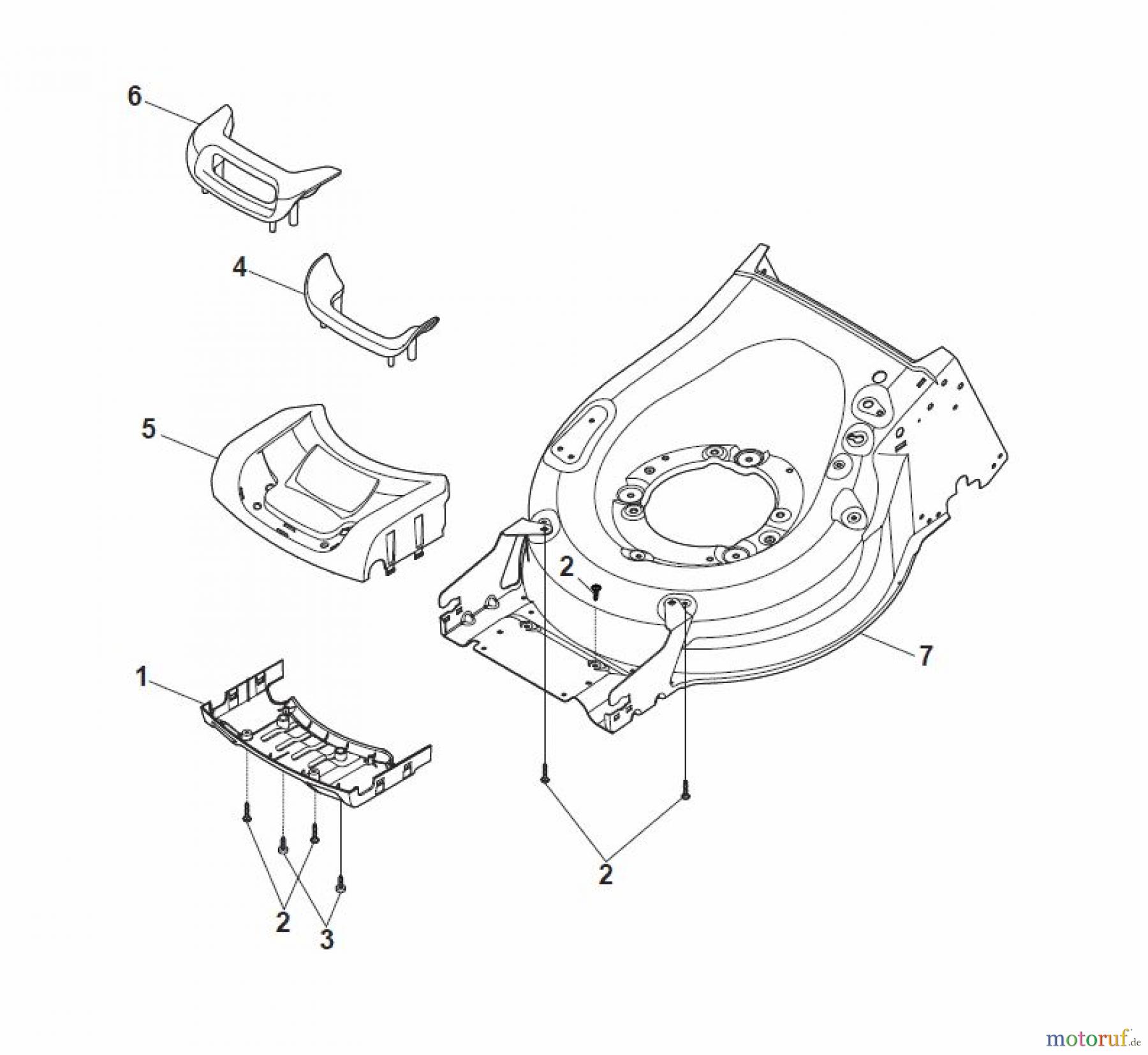 Global Garden Products GGP Rasenmäher Baujahr 2017 Benzin Mit Antrieb 2017 MP1 554 WSE Mask