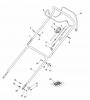 Global Garden Products GGP Baujahr 2017 Benzin Mit Antrieb 2017 MP1 554 WSE Ersatzteile Handle, Upper Part