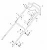 Global Garden Products GGP Baujahr 2017 Benzin Mit Antrieb 2017 MP1 554 WSE Ersatzteile Handle, Upper Part