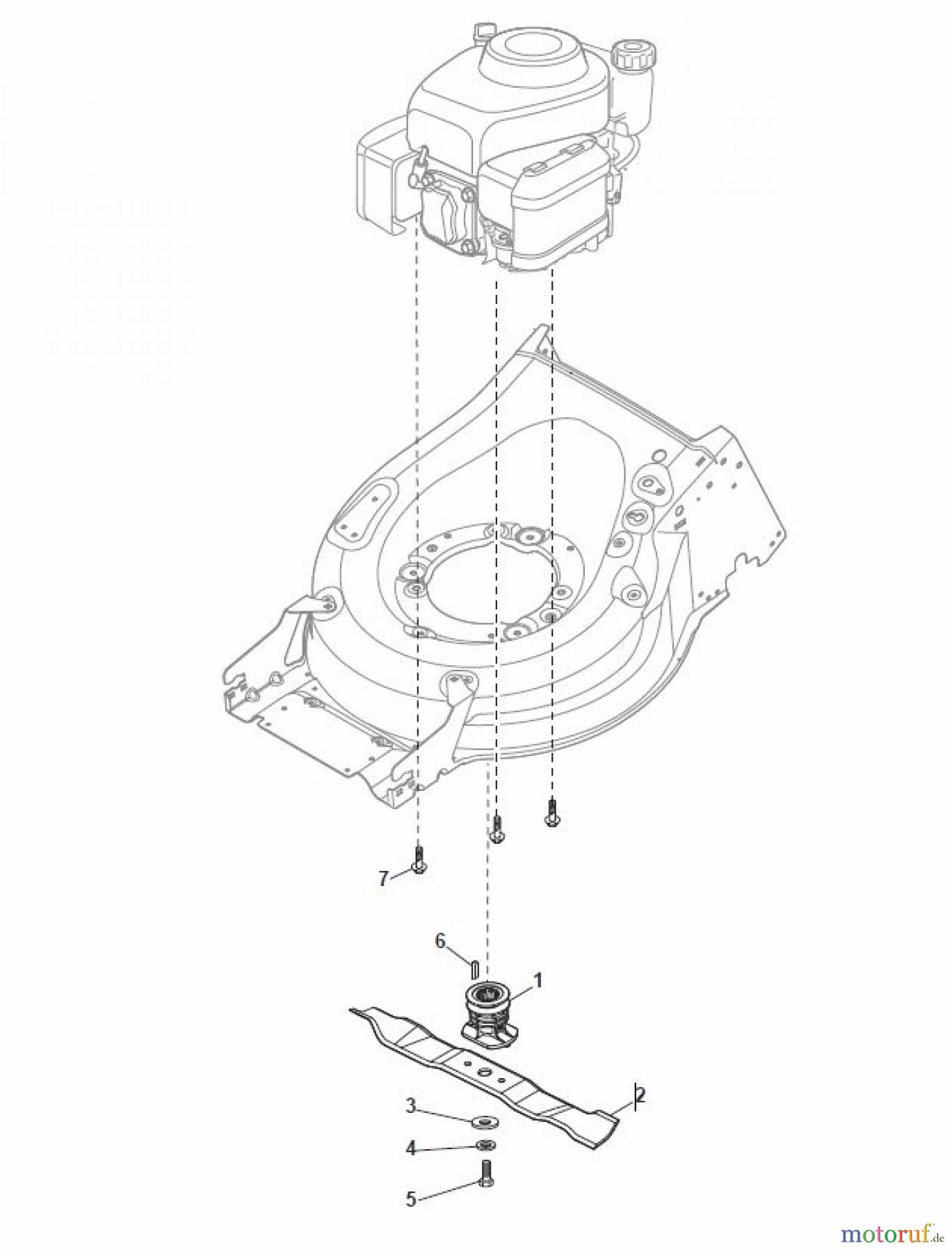  Global Garden Products GGP Rasenmäher Baujahr 2017 Benzin Mit Antrieb 2017 MP1 554 WSE Blade
