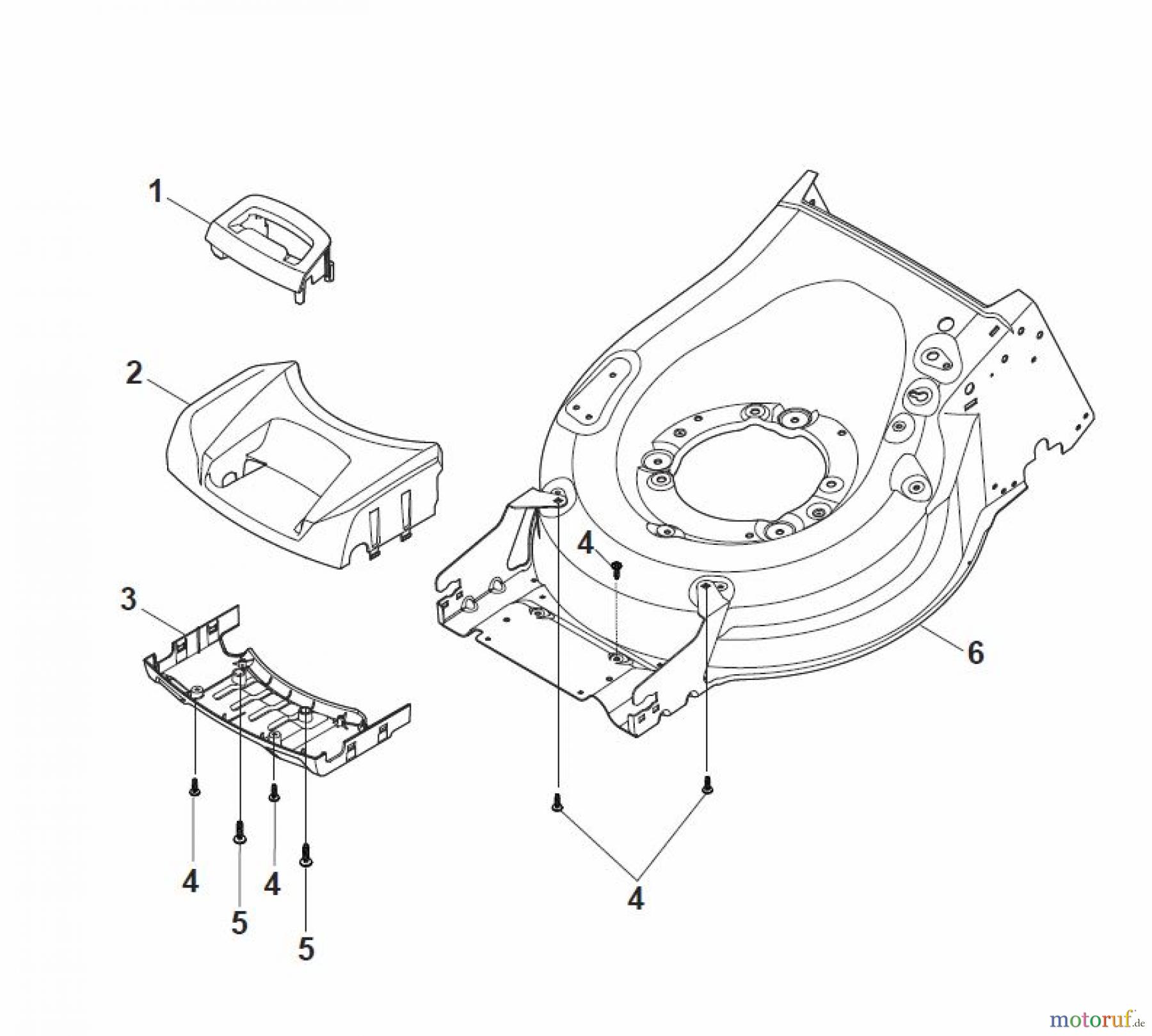 Global Garden Products GGP Rasenmäher Baujahr 2017 Benzin Mit Antrieb 2017 MP1 554 WSQ Mask