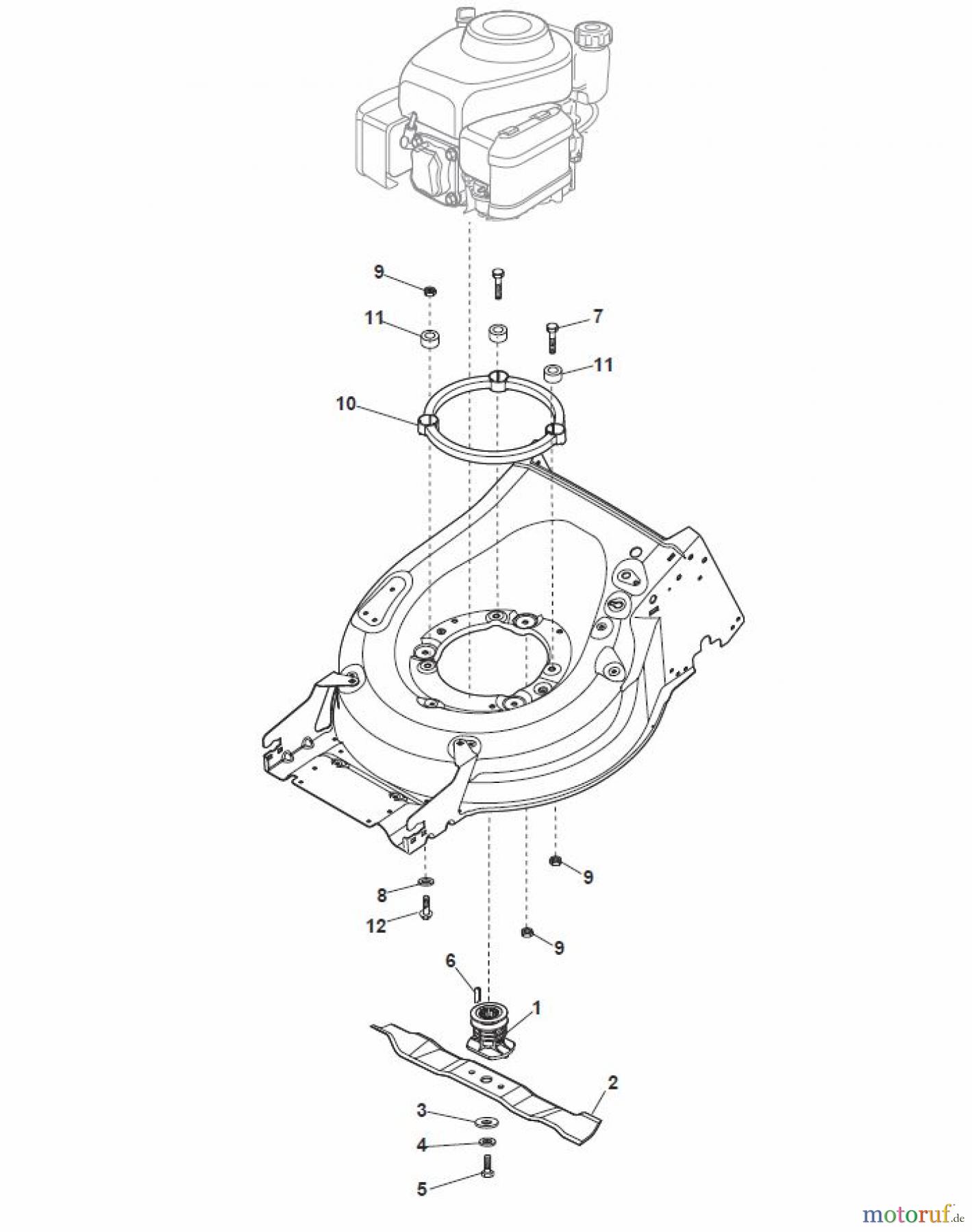  Global Garden Products GGP Rasenmäher Baujahr 2017 Benzin Mit Antrieb 2017 MP1 554 WSQ Blade for B&S 850E-750EX-675E-675EX ES