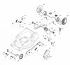 Global Garden Products GGP Baujahr 2017 Benzin Mit Antrieb 2017 MP1 554 WSQE Ersatzteile Deck And Height Adjusting
