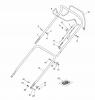 Global Garden Products GGP Baujahr 2017 Benzin Mit Antrieb 2017 MP1 554 WSQE Ersatzteile Handle, Upper Part