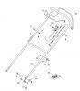 Global Garden Products GGP Baujahr 2017 Benzin Mit Antrieb 2017 MP1 554 WSQE Ersatzteile Handle, Upper Part