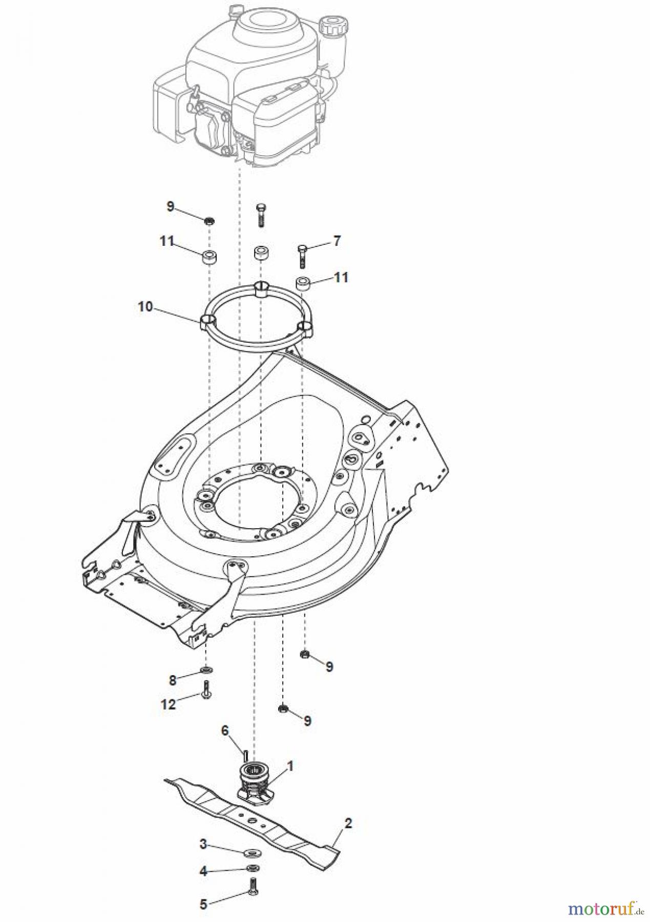  Global Garden Products GGP Rasenmäher Baujahr 2017 Benzin Mit Antrieb 2017 MP1 554 WSV Blade for B&S 850E-750EX-675E-675EX ES